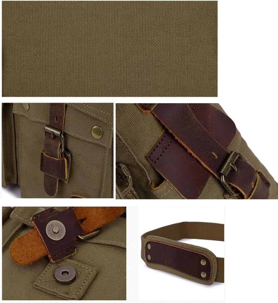 Messenger Bag - RetroGuard - Vintage Militaire Stijl - Duurzaam Canvas