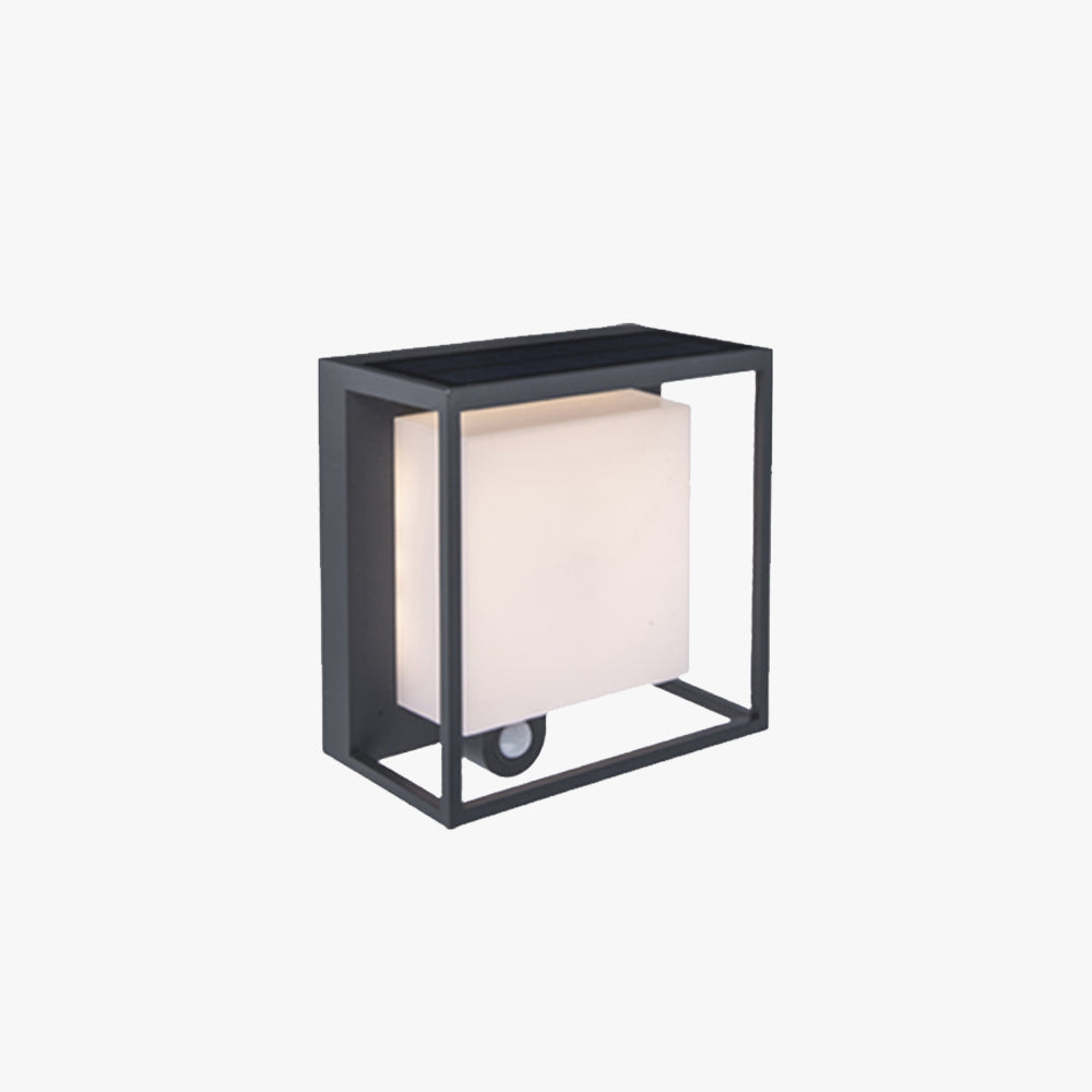 Buiten Wandlamp - SunSquare - Zonne-energie & Modern Ontwerp