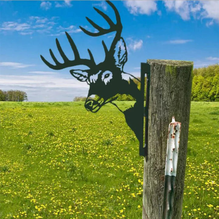 Boerderijdecoratie - PeepFarm - Realistisch Dierontwerp - Tuin Metaalkunst