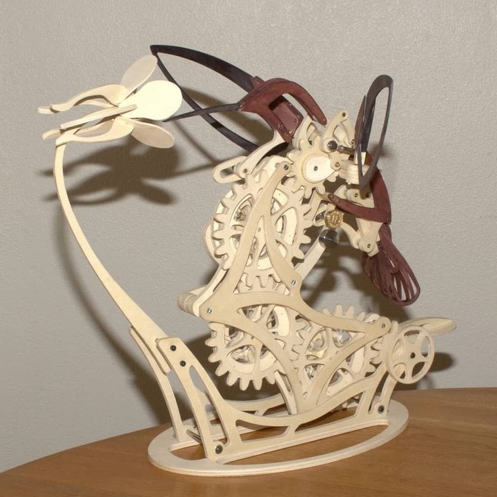 3D Puzzel - HummingMotion - Houten Mechanisch Ontwerp - Betoverende Bewegingen