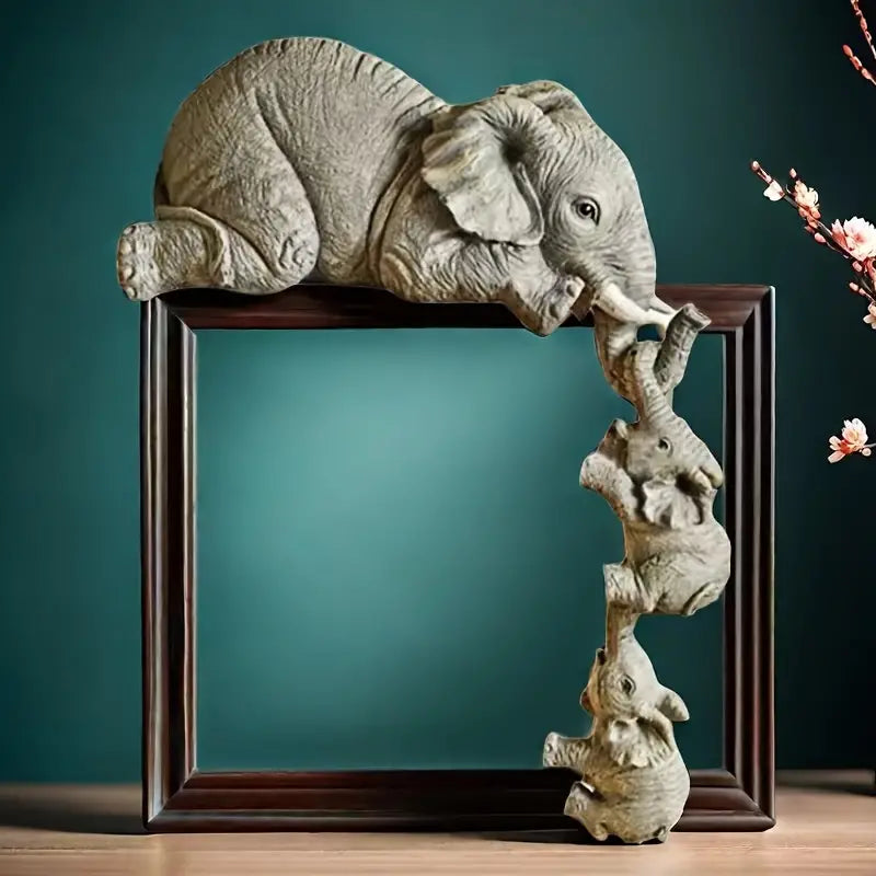 ArtisanCraft™ | Retro & Elegante Decoratie van een Olifant