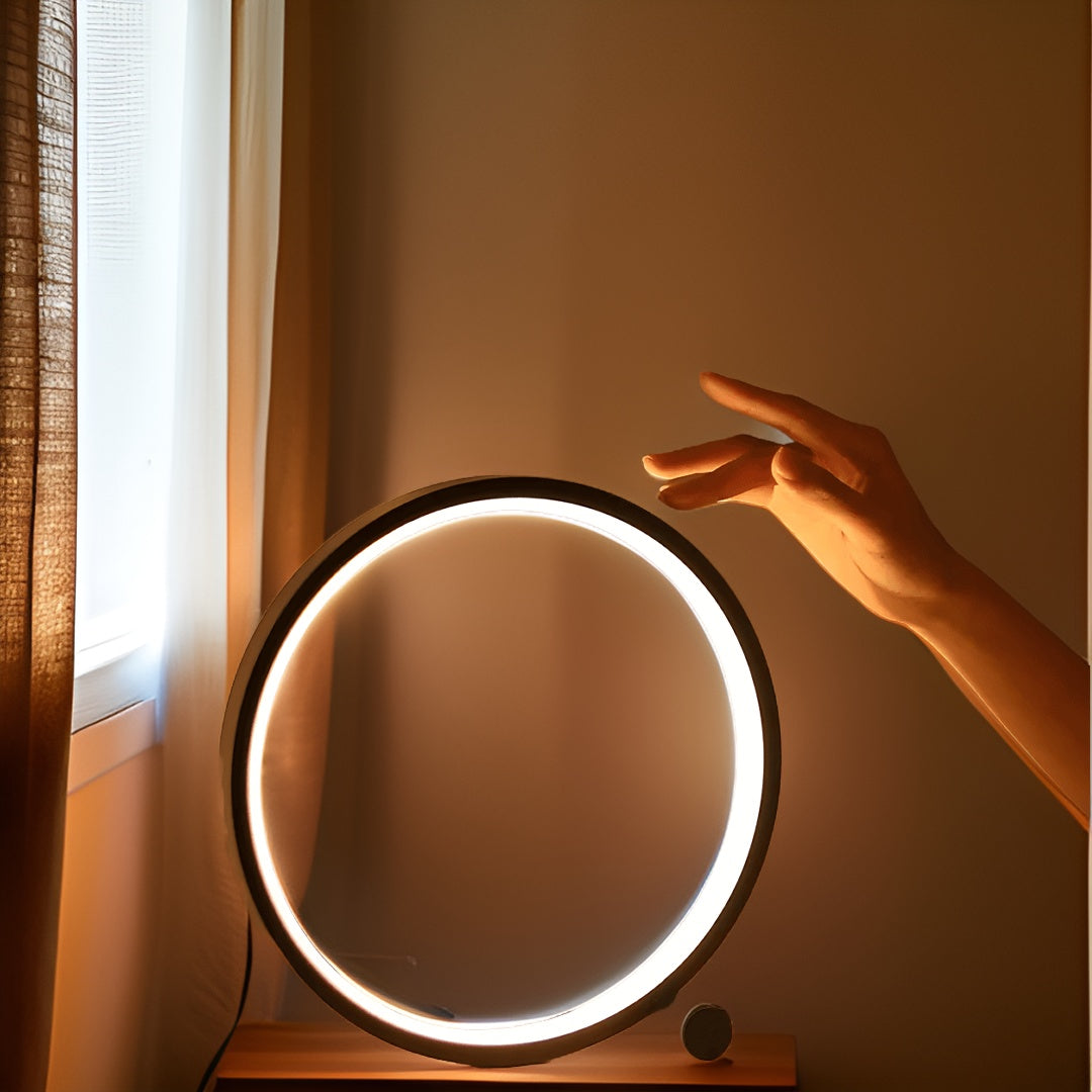 Halo Glo Lamp - LED Minimalistische Dimbare Ronde Tafellamp