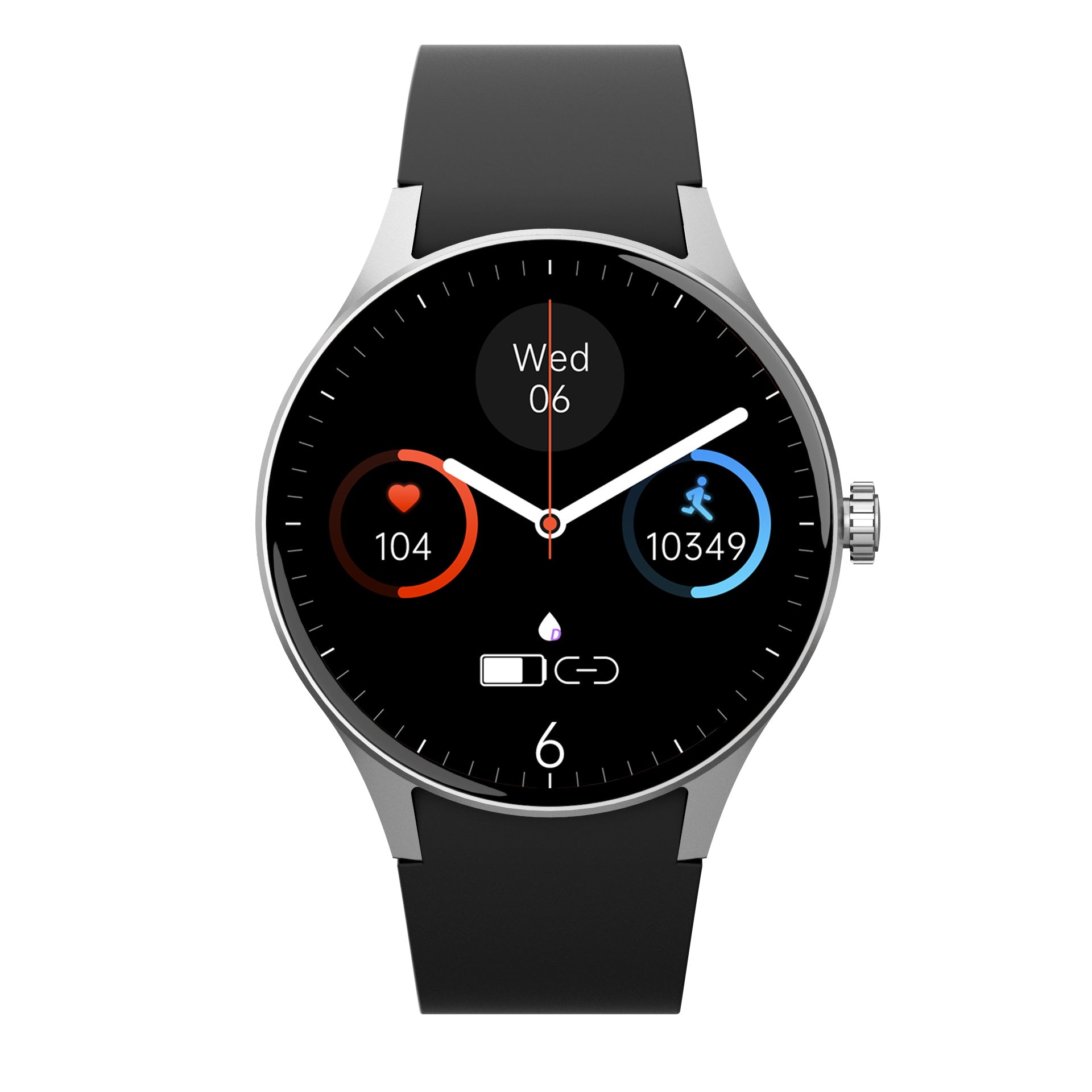 Smartwatch - GlucoSense - AMOLED Scherm - Bloedglucose & Gezondheidsmonitoring