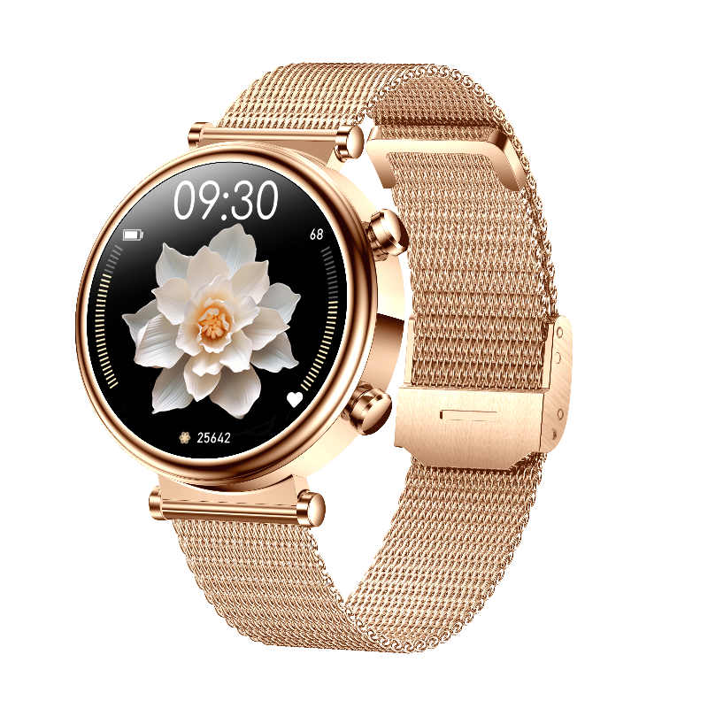 Smartwatch - VitalGlam - Gezondheidsmonitoring voor Vrouwen - Bloedglucose, Lipiden & Bloeddruk