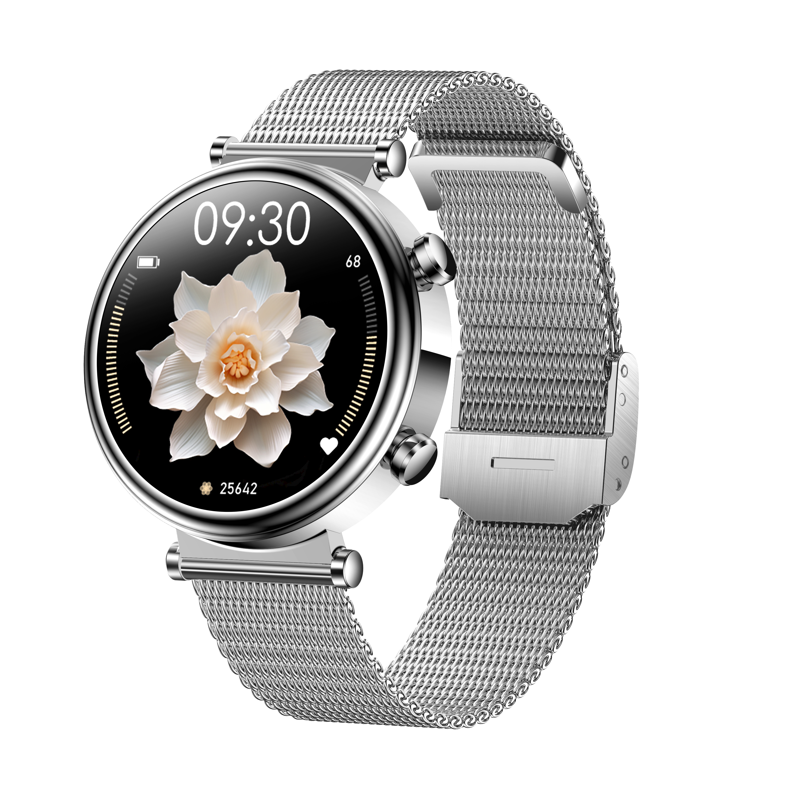 Smartwatch - VitalGlam - Gezondheidsmonitoring voor Vrouwen - Bloedglucose, Lipiden & Bloeddruk