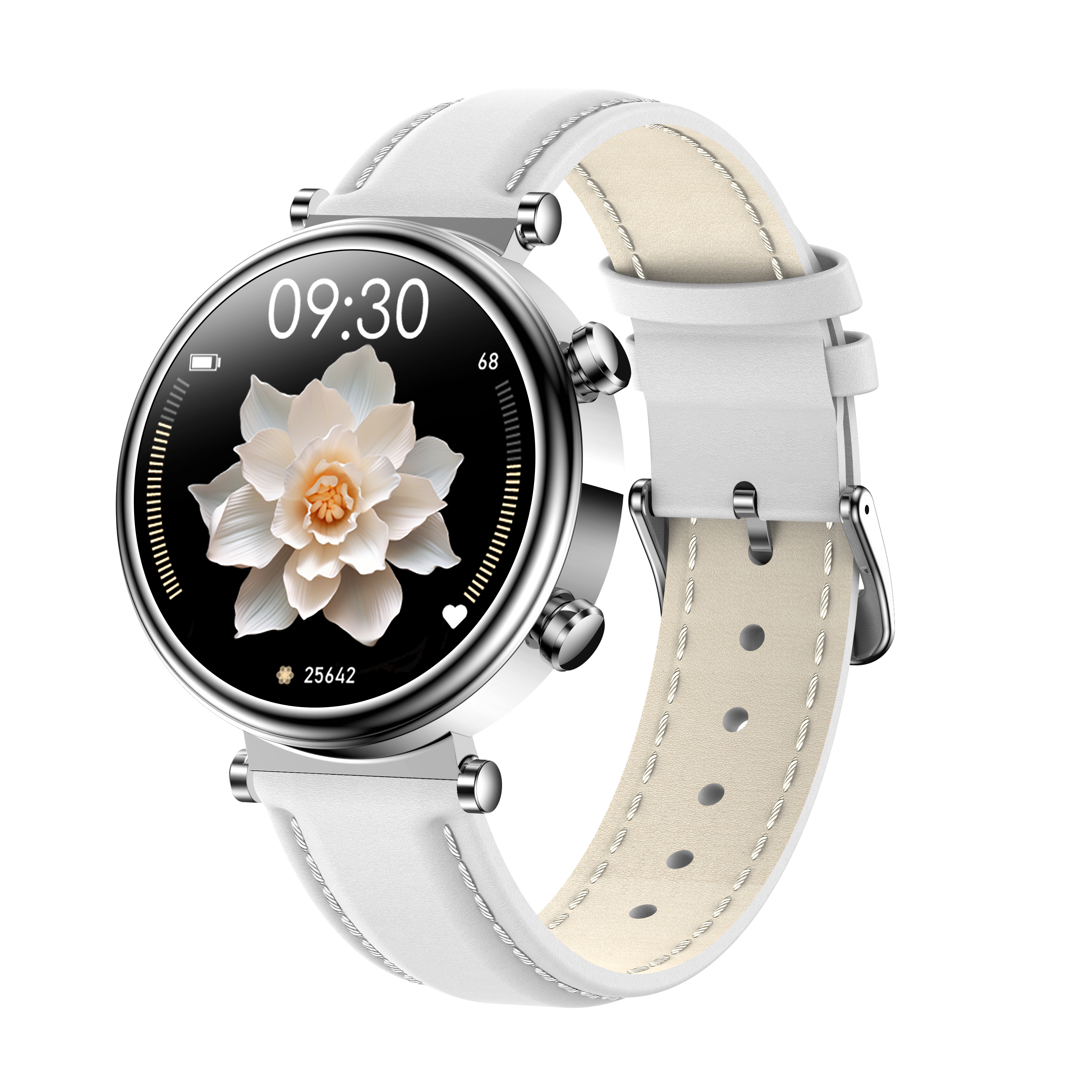 Smartwatch - VitalGlam - Gezondheidsmonitoring voor Vrouwen - Bloedglucose, Lipiden & Bloeddruk