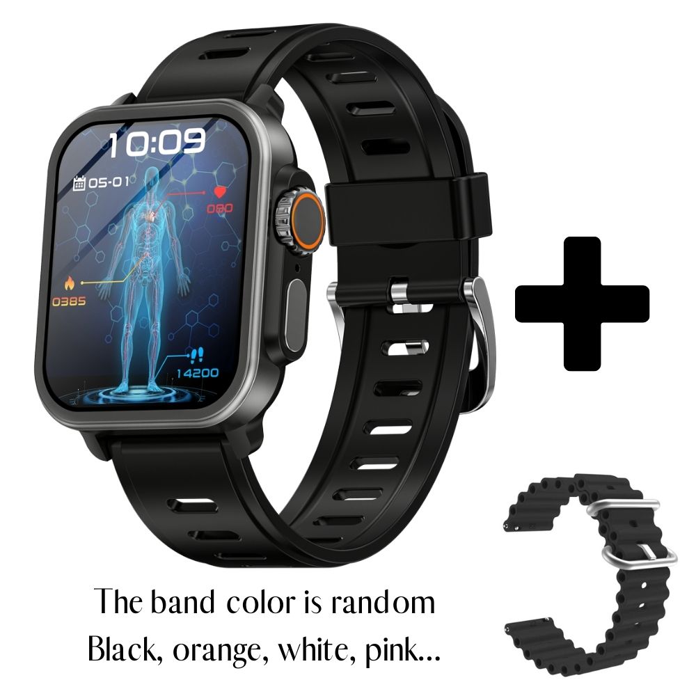 Smartwatch - Gezondheidsmeten - Bloedglucose Monitor - Waterdichte Fitness Tracker