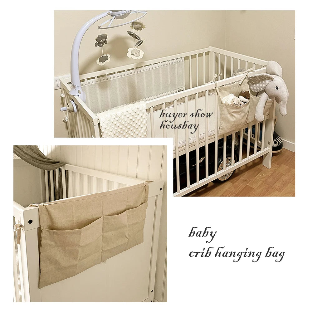 Babybed Opbergzak - Kids Bedding - Opbergtas Voor Babybed Accessoires