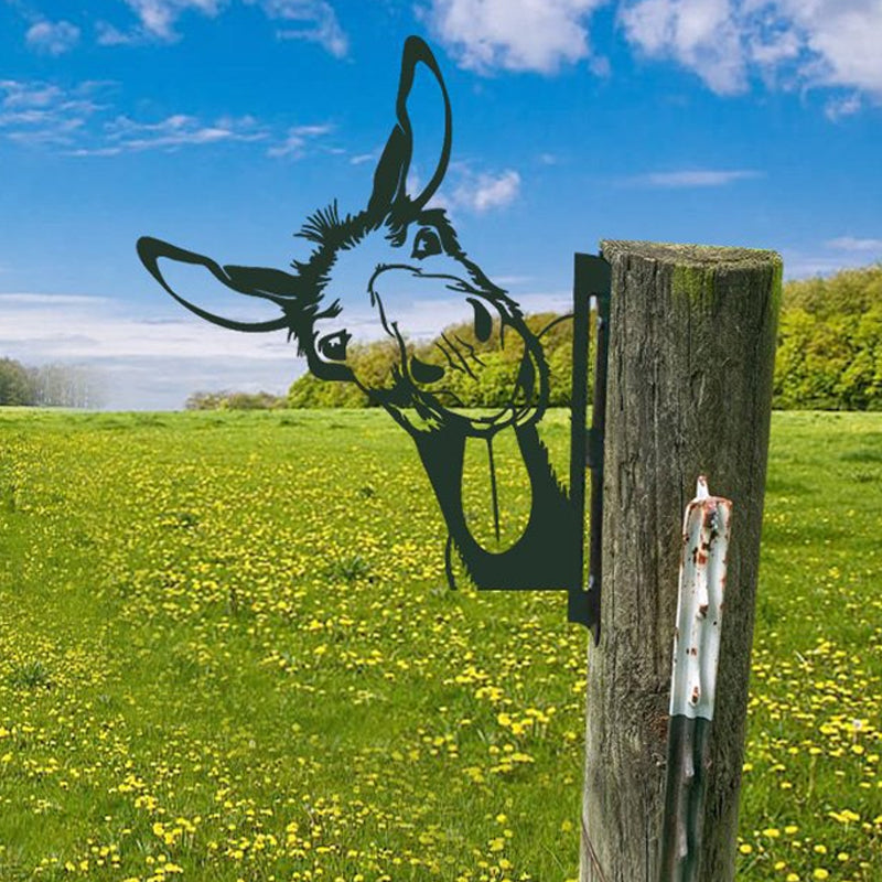 Boerderijdecoratie - PeepFarm - Realistisch Dierontwerp - Tuin Metaalkunst