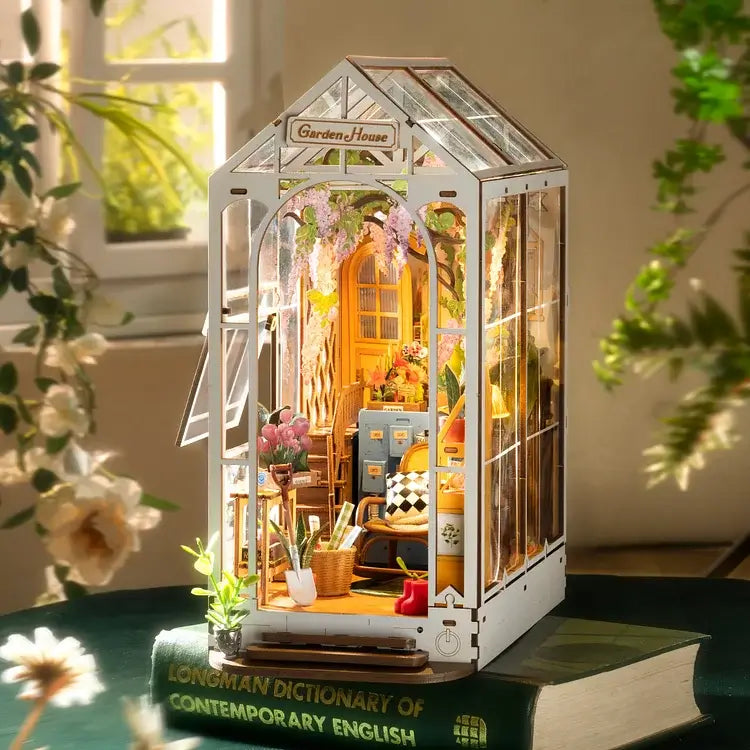 Miniatuurhuis - FairyCathy - DIY Magisch Bloemenhuis - Creëer Je Eigen Betoverde Tuin