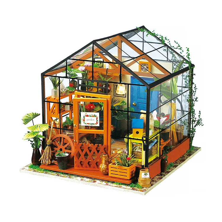 Miniatuurhuis - FairyCathy - DIY Magisch Bloemenhuis - Creëer Je Eigen Betoverde Tuin