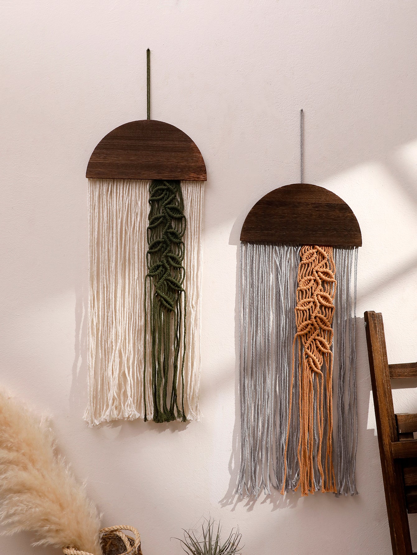 Groot wandkleed - Muurkleed met kwastjes - Boho Home Decoratie - Ibiza style