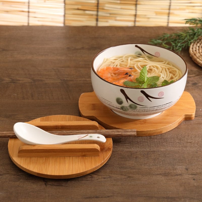 Ramenset - ZenBowl - Authentiek Japans Ontwerp - Perfect voor Slurpen & Grip