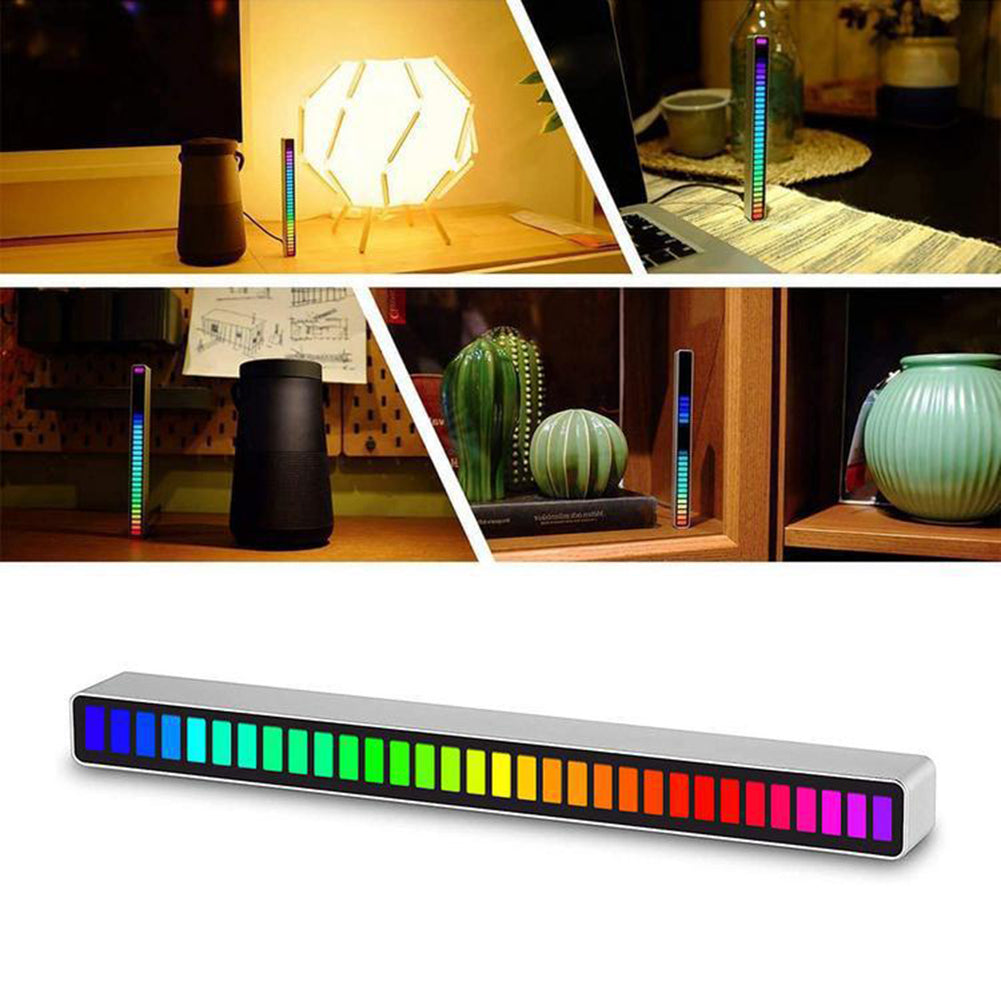 RGB Geluidslamp - AmbienceGlow - Oplaadbaar via USB - Perfect voor Muziek & Gaming