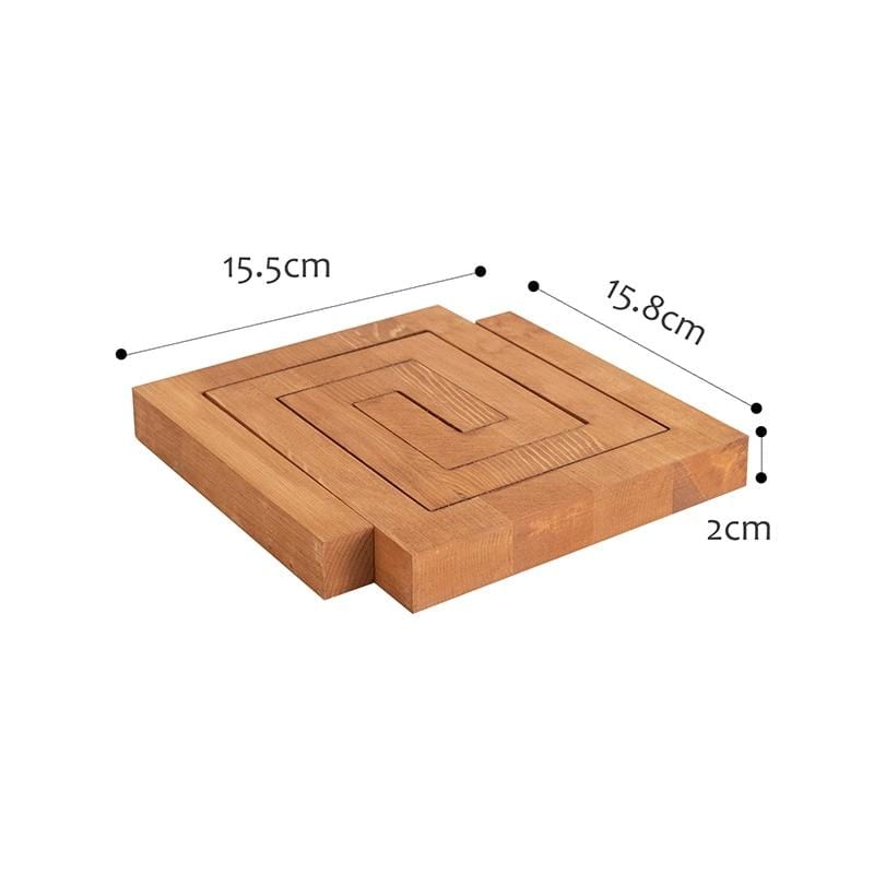 Onderzetter - PineServe - Elegante Dennenhout - Stijlvol & Functioneel voor Elke Tafel