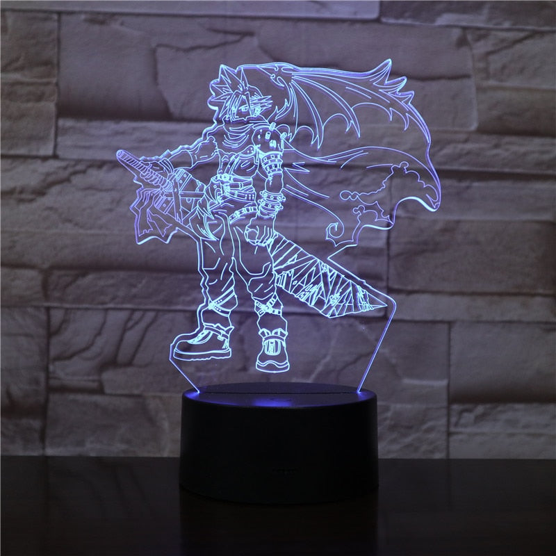 3D Lamp - FinalFantasy - Optische Illusie - Creatieve Decoratie