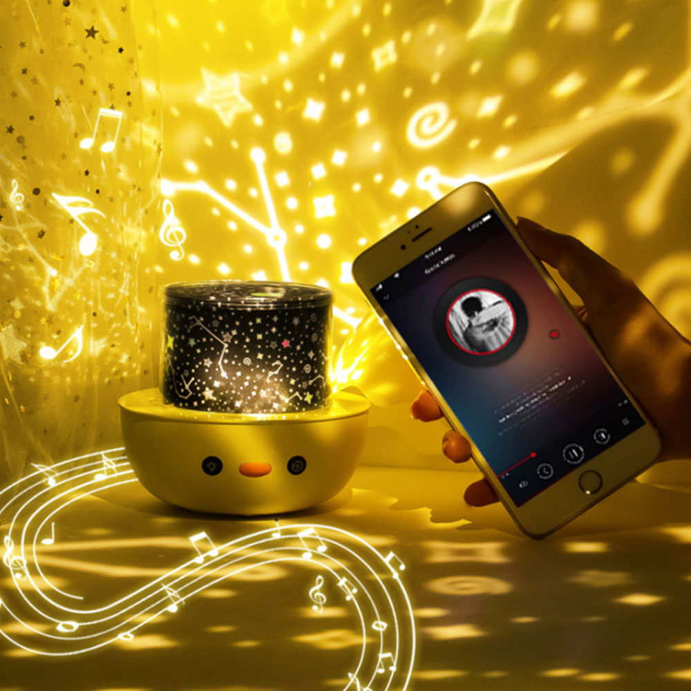 Nachtlamp Projector - DreamStar - Sterrenhemel - Bluetooth Verbonden