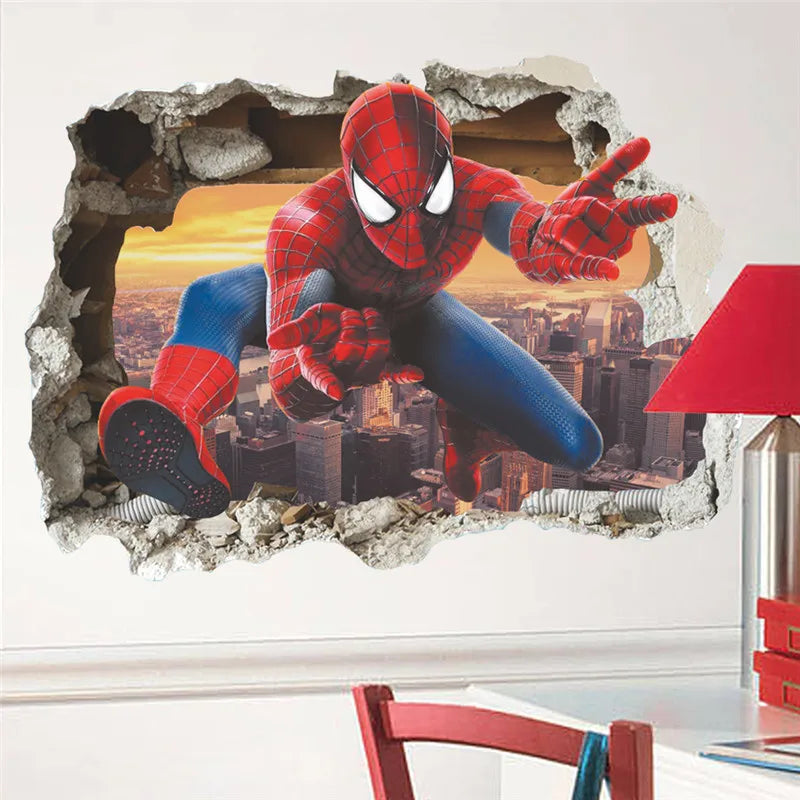 Spider man muursticker | Prachtige muurdecoratie voor in de kinderkamer