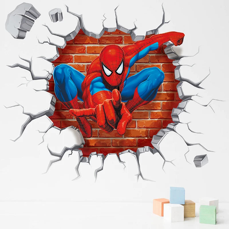 Spider man muursticker | Prachtige muurdecoratie voor in de kinderkamer