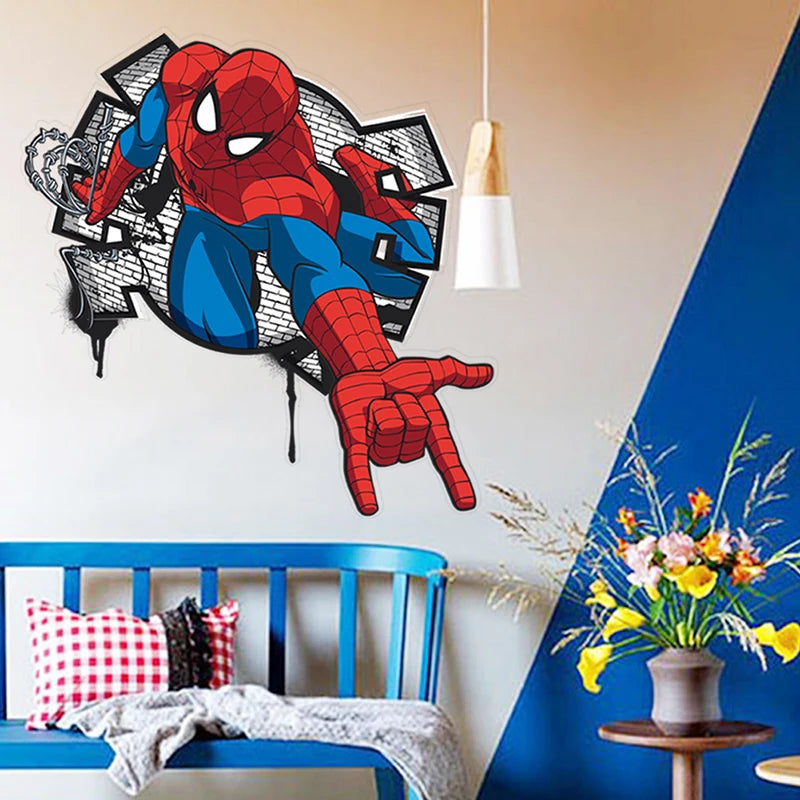 Spider man muursticker | Prachtige muurdecoratie voor in de kinderkamer