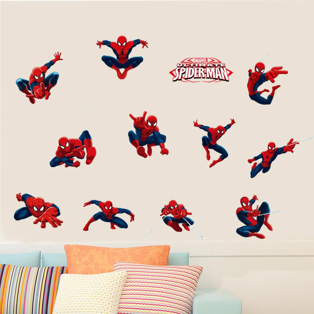 Spider man muursticker | Prachtige muurdecoratie voor in de kinderkamer