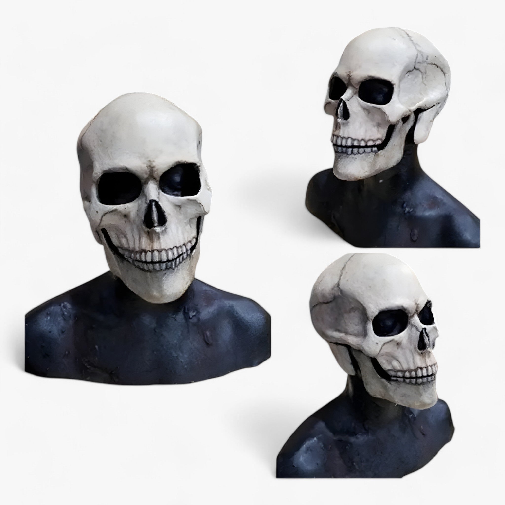 Volledige Schedelmasker - BoneChiller - Beweegbare Kaak - Realistisch & Angstaanjagend Halloween Effect