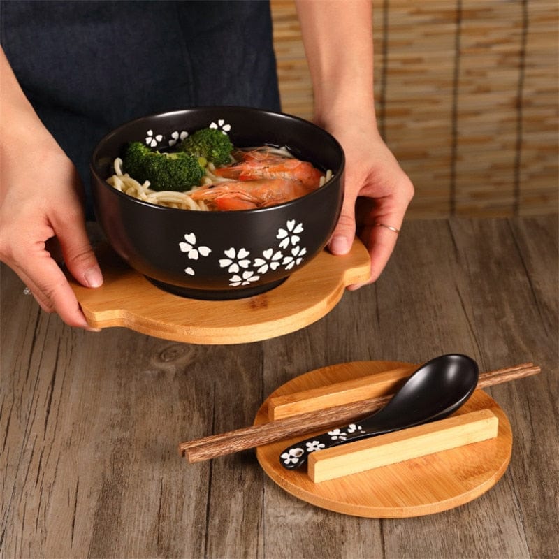 Ramenset - ZenBowl - Authentiek Japans Ontwerp - Perfect voor Slurpen & Grip