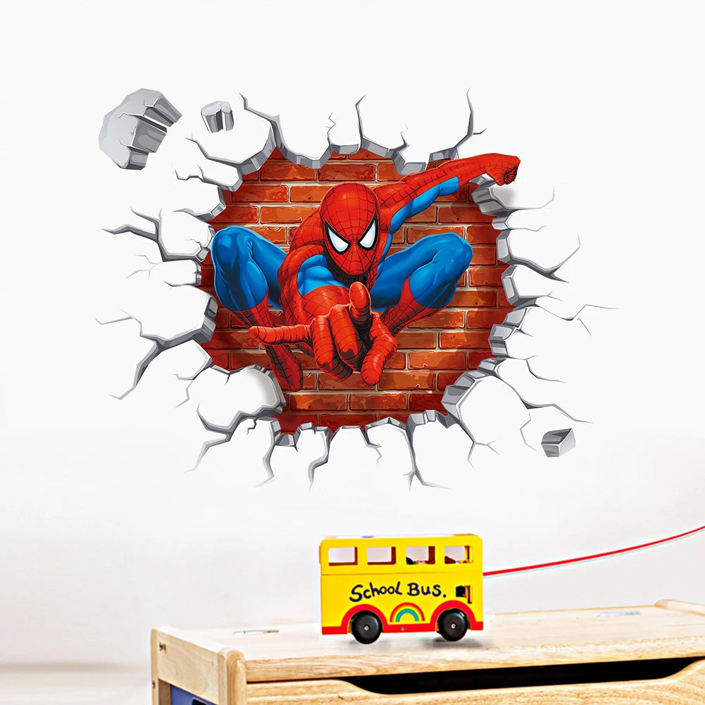 Spider man muursticker | Prachtige muurdecoratie voor in de kinderkamer