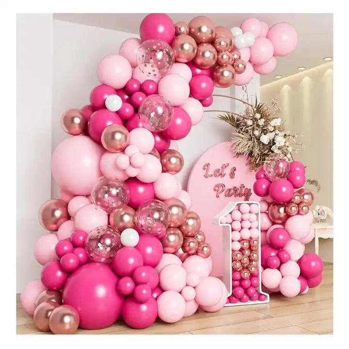 Ballonnenboog Set - PinkJoy - Eenvoudige Montage - Feestelijke Decoratie