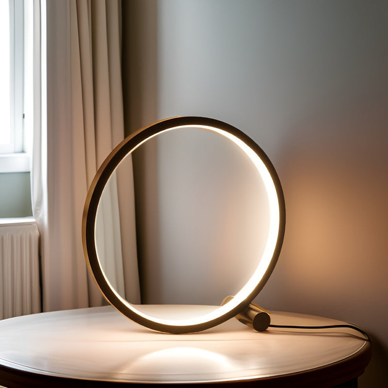 Halo Glo Lamp - LED Minimalistische Dimbare Ronde Tafellamp