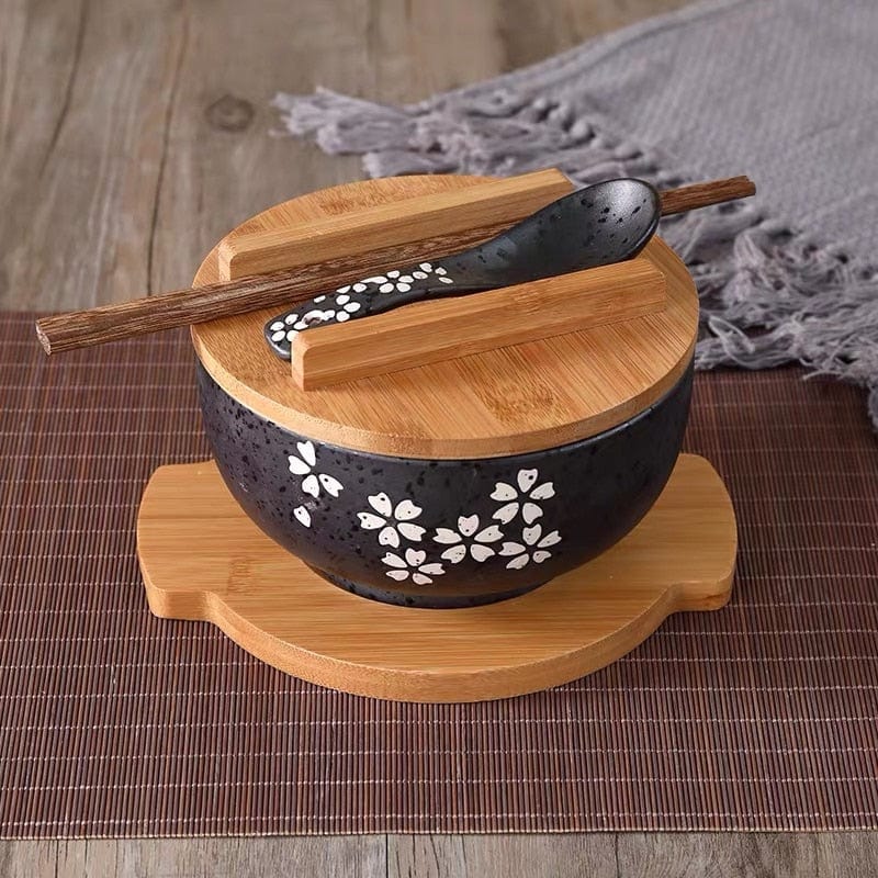 Ramenset - ZenBowl - Authentiek Japans Ontwerp - Perfect voor Slurpen & Grip