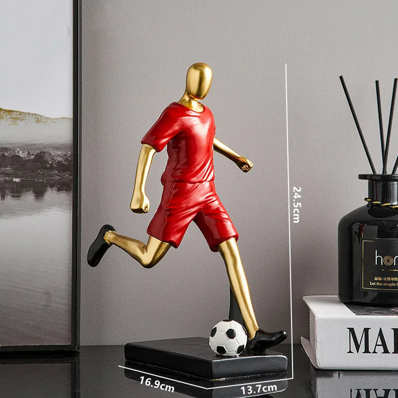 Voetbalfiguren - GoldKick - Dynamisch Ontwerp - Moderne Elegantie