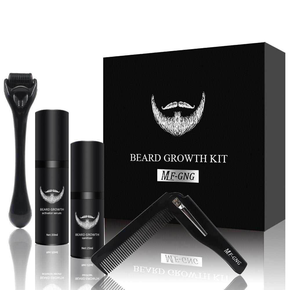 Baardgroeiset - GrowGroom - Stimuleert Groei - Voedt de Huid