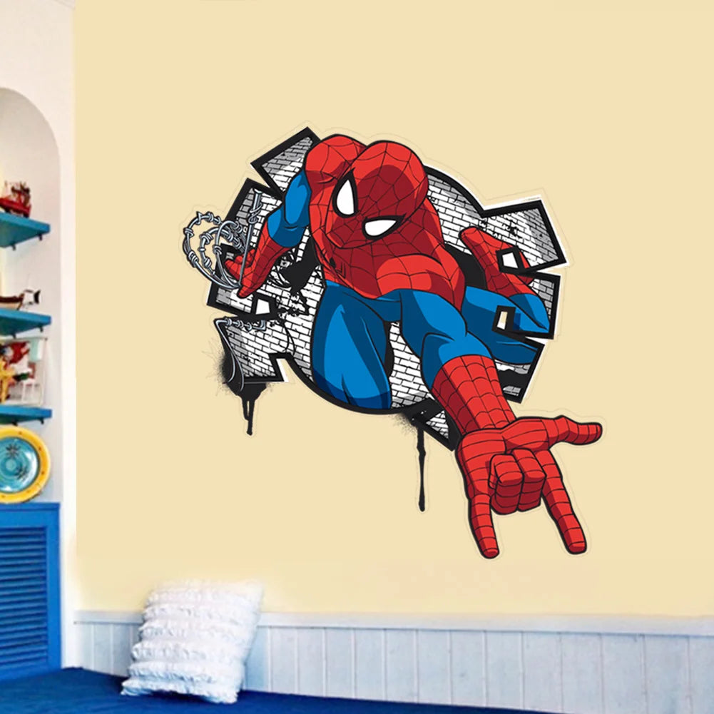 Spider man muursticker | Prachtige muurdecoratie voor in de kinderkamer