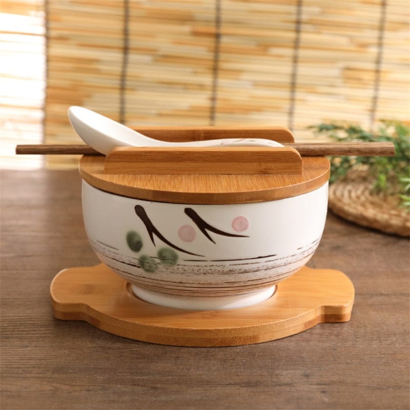 Ramenset - ZenBowl - Authentiek Japans Ontwerp - Perfect voor Slurpen & Grip