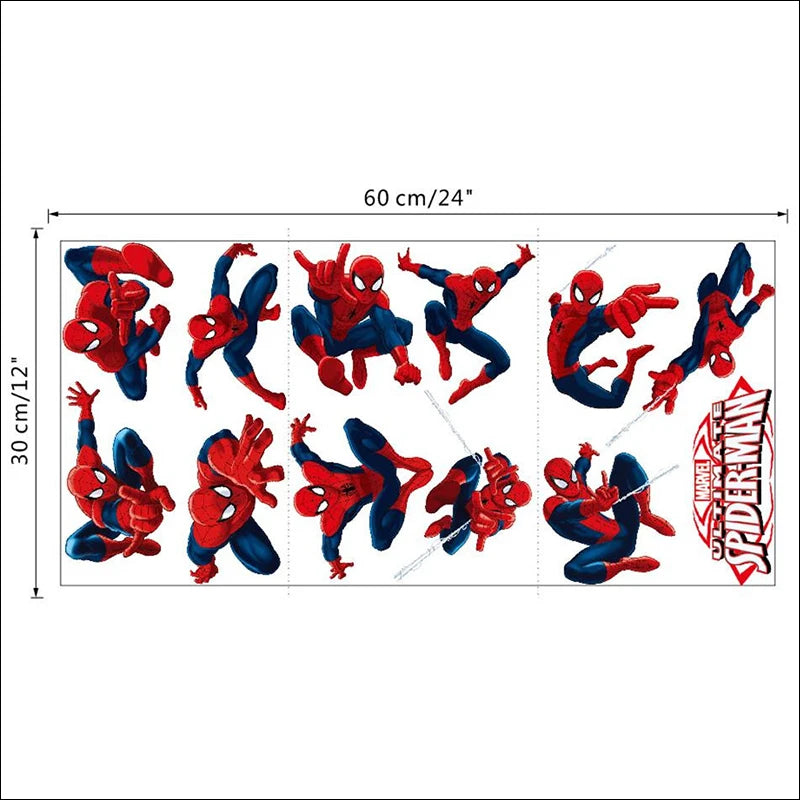 Spider man muursticker | Prachtige muurdecoratie voor in de kinderkamer