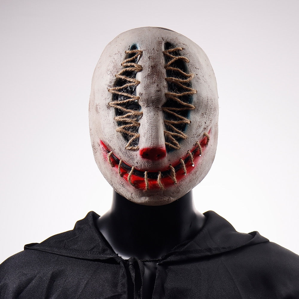 Half Gezichtsmasker - KillerClown - Realistisch Ontwerp - Klaar voor Feestjes