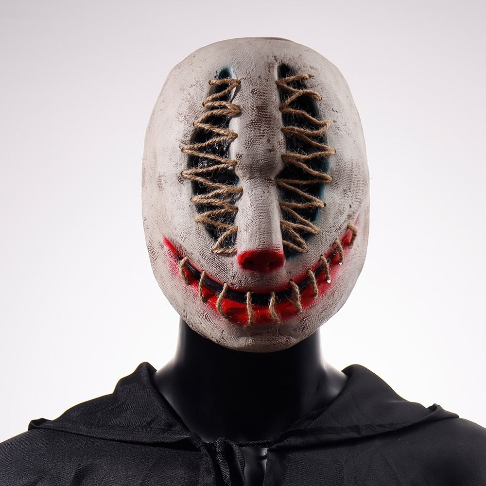 Half Gezichtsmasker - KillerClown - Realistisch Ontwerp - Klaar voor Feestjes