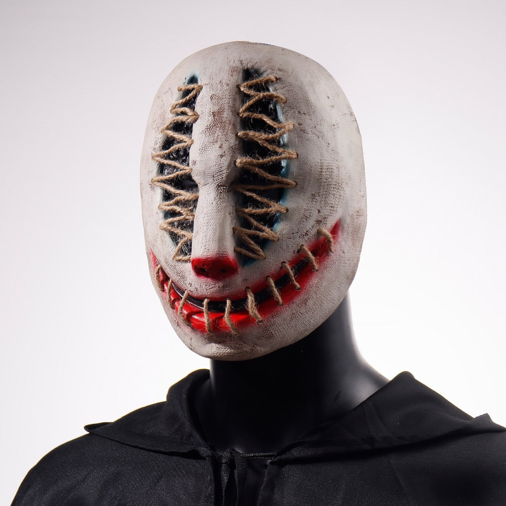 Half Gezichtsmasker - KillerClown - Realistisch Ontwerp - Klaar voor Feestjes