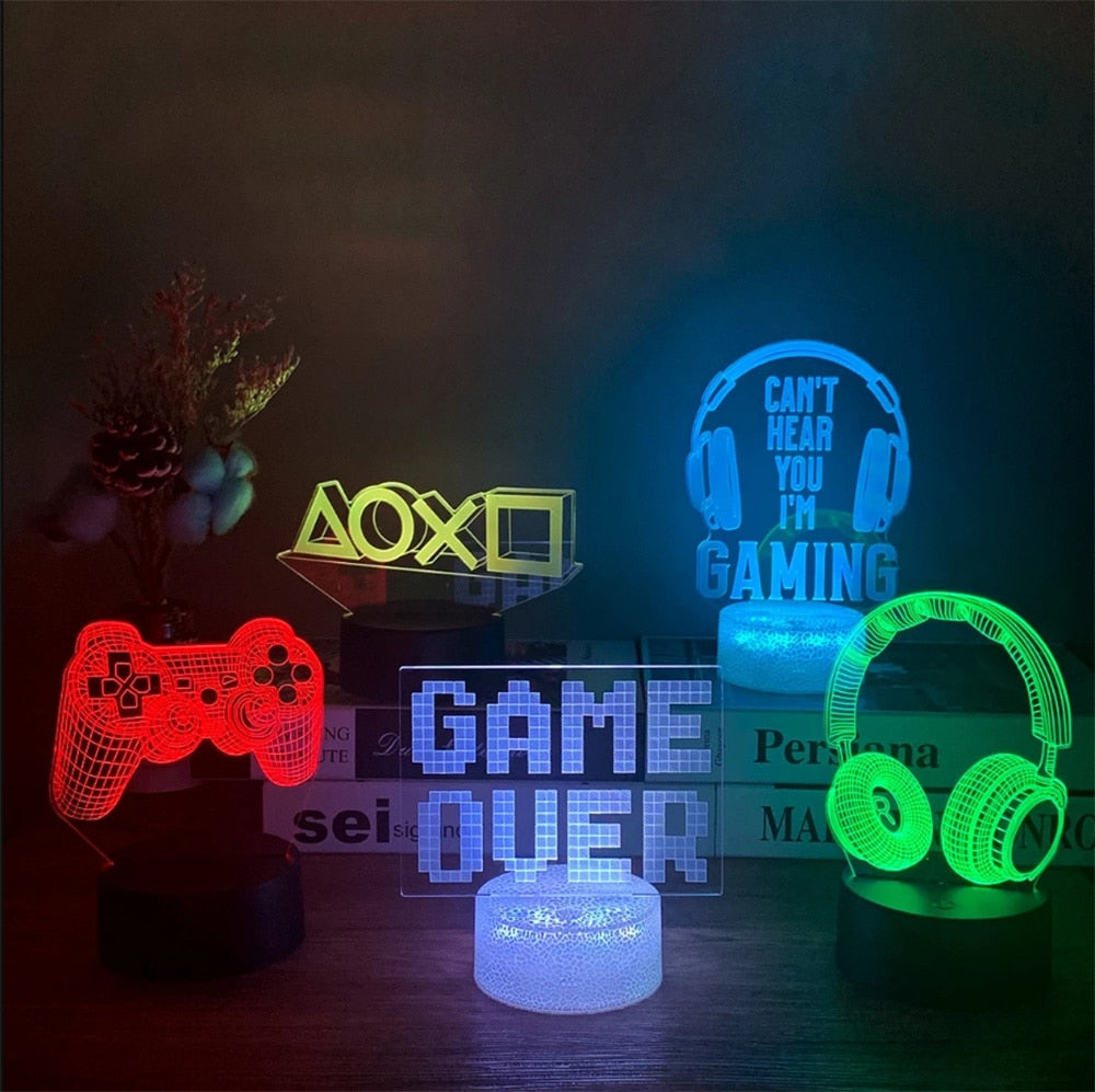 Nachtlampje - AuraGlow - Magisch Gaming - 16-Kleuren LED