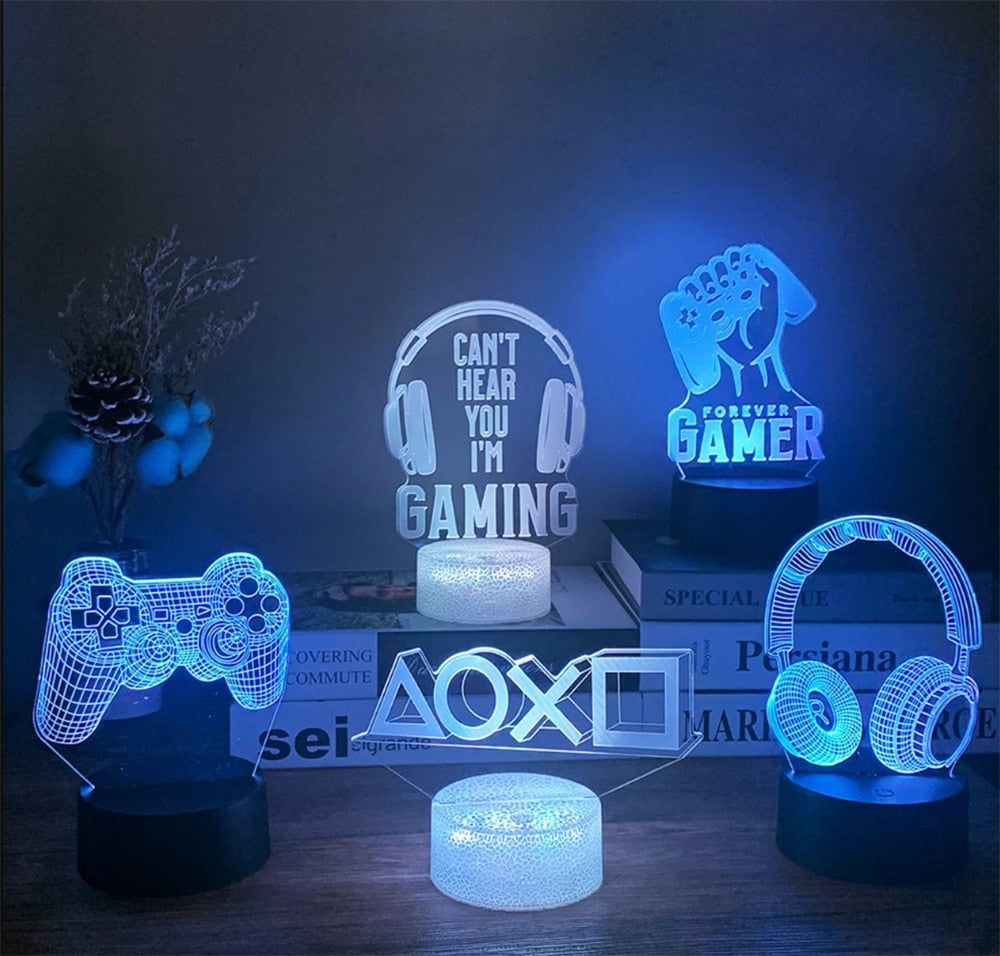 Nachtlampje - AuraGlow - Magisch Gaming - 16-Kleuren LED