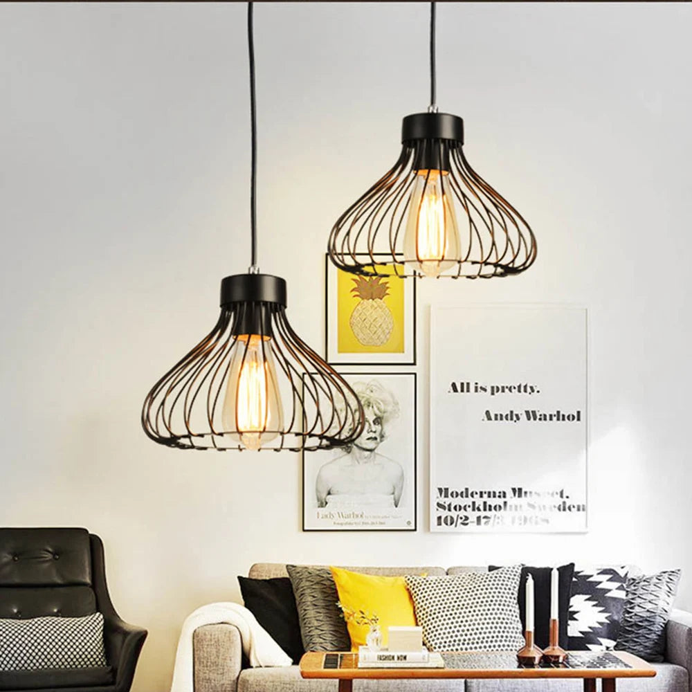 Rowan | Industriële metalen hanglamp