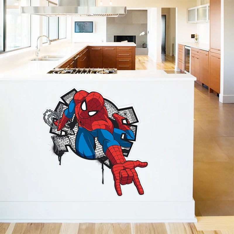 Spider man muursticker | Prachtige muurdecoratie voor in de kinderkamer