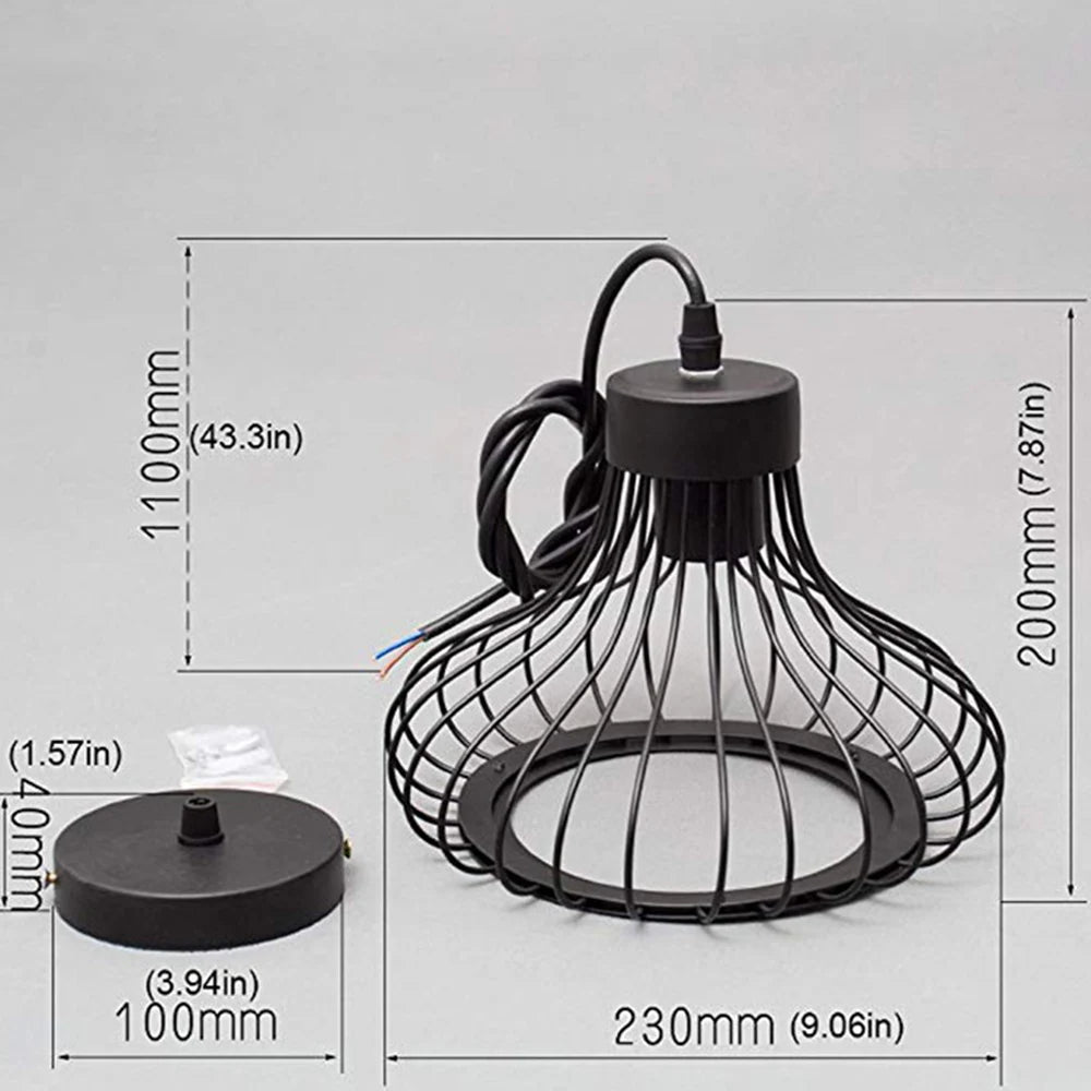 Rowan | Industriële metalen hanglamp