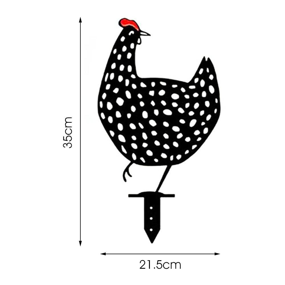 Tuindecoratie - ChickHaven - Minimalistisch Kippenontwerp - Gezellige Buitencharme