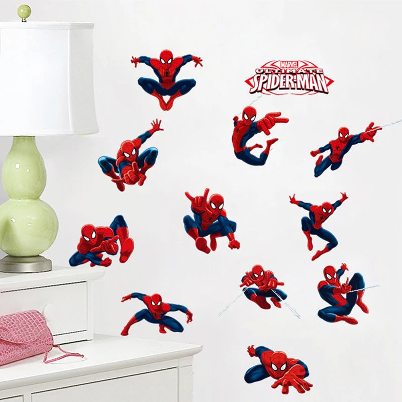 Spider man muursticker | Prachtige muurdecoratie voor in de kinderkamer