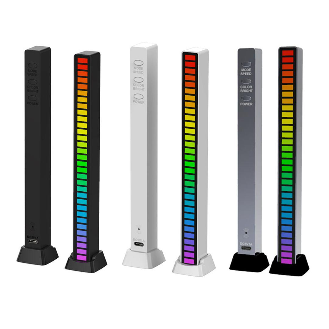 RGB Geluidslamp - AmbienceGlow - Oplaadbaar via USB - Perfect voor Muziek & Gaming