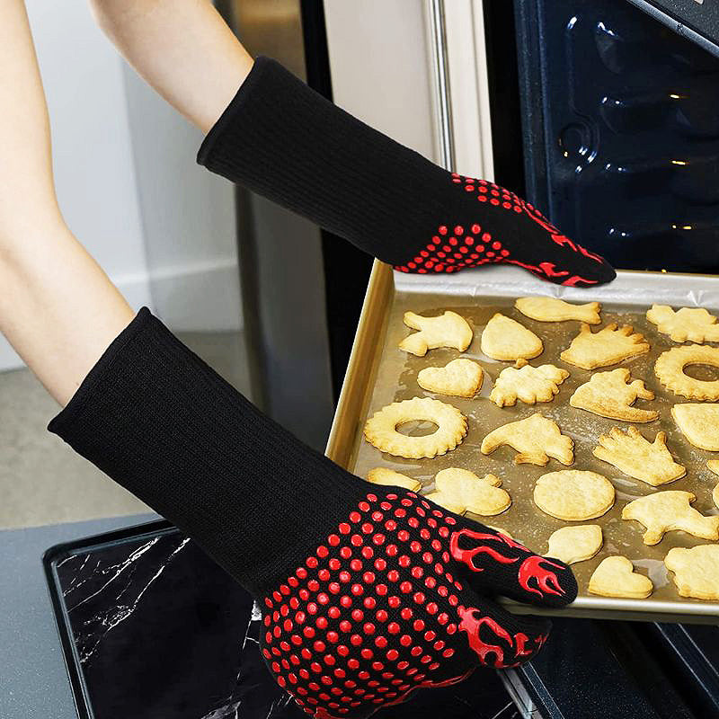 Barbecue Handschoenen - FlameShield - Hitte- & Snijbestendig - Ultieme Keukenbescherming