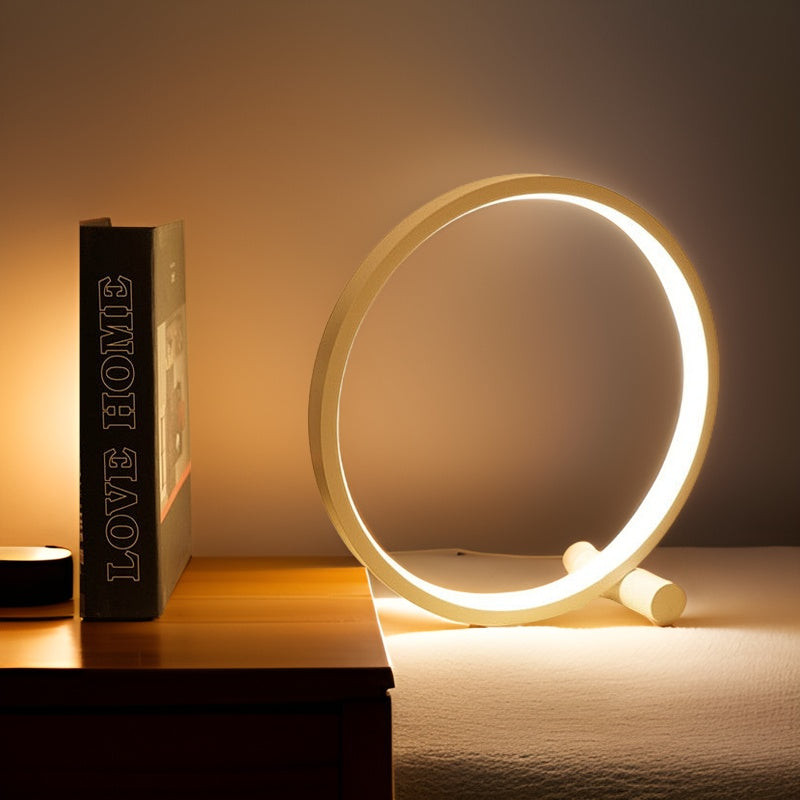 Halo Glo Lamp - LED Minimalistische Dimbare Ronde Tafellamp