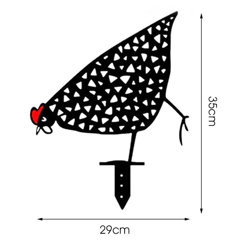 Tuindecoratie - ChickHaven - Minimalistisch Kippenontwerp - Gezellige Buitencharme